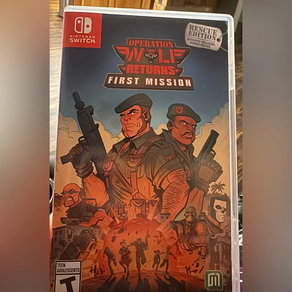 Operation Wolf Returns First Mission Nintendo Switch Game‎